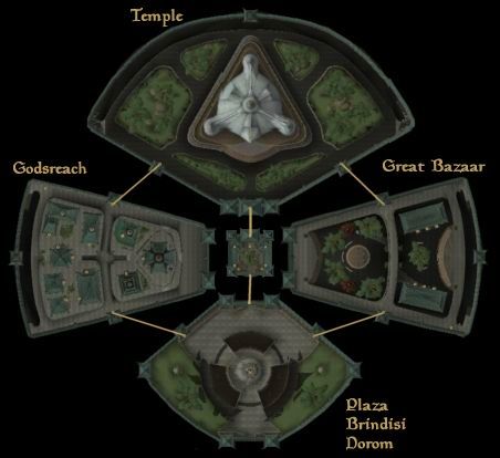 Morrowind Mournhold Map